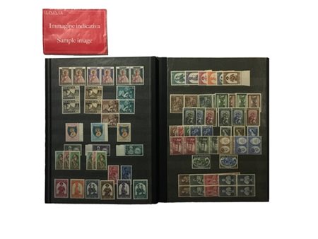 VATICANO 1935/1960
Insieme di francobolli del periodo, in serie complete e non.