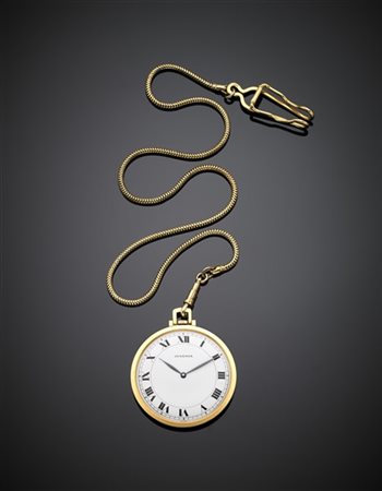 JUVENIA
Orologio da tasca in oro giallo con catena in metallo dorato, catena cm