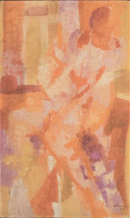 Giuseppe Ajmone (1923-2005), Nudo, 1955