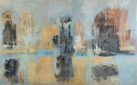 Giuseppe Ajmone (1923-2005), Lungo il fiume, 1957