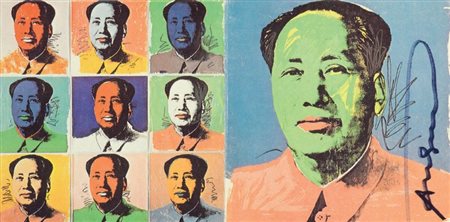 Andy Warhol Pittsburgh 1928 - New York 1987 Mao, 1972 Biglietto d'invito, cm....