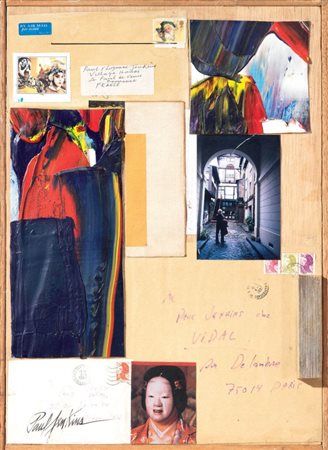 Paul Jenkins Kansas City 1923 - New York 2012 Chez Vidal, 1998 Olio, collage...