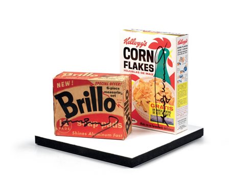 Andy Warhol Pittsburgh 1928 - New York 1987 «Brillo» e «Corn Flakes» Due...
