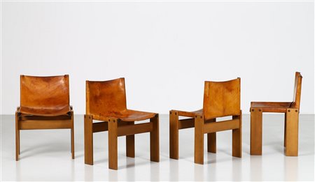 AFRA (1937 -2011) & TOBIA (n. 1935) SCARPA Quattro sedie.