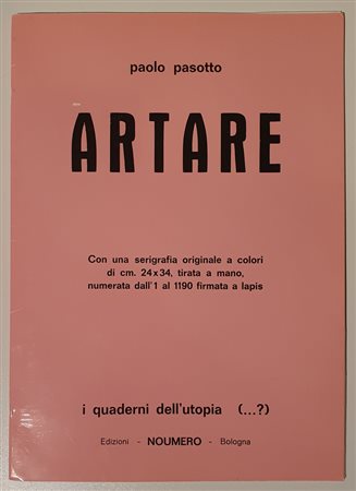 Paolo Pasotto ARTARE, 1975