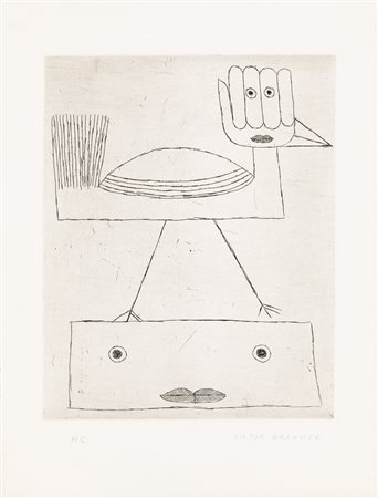 VICTOR BRAUNER (1903-1966) - Senza Titolo