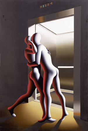 Mark Kostabi Los Angeles 1960 Farewell for Now, 2003 Olio su tela, cm....