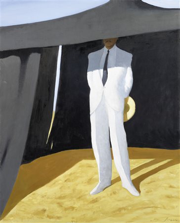 Julio Larraz L'Avana 1944 The Producer, 2008 Olio su tela, cm. 152x122,5...