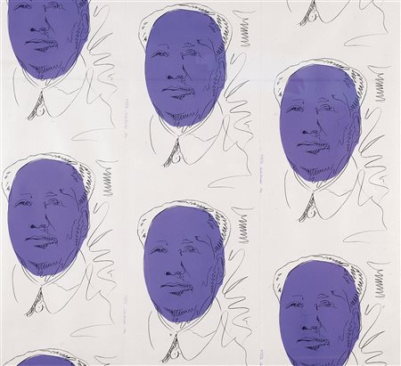 Andy Warhol Pittsburgh 1928 - New York 1987 Mao Wallpaper, 1974 Serigrafia su...