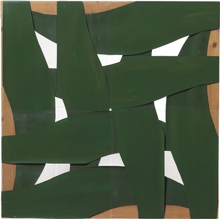 Carla Accardi Trapani 1924 - Roma 2014 Senza titolo (Verde), 1978 Vernice su...