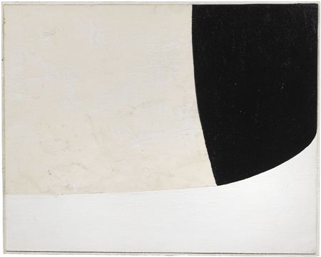 Alberto Burri Città di Castello (Pg) 1915 - Nizza 1995 Bianco Nero, 1969...