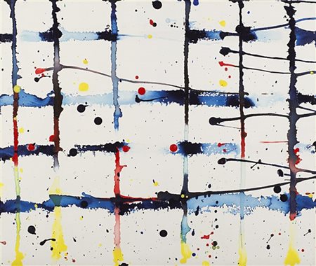 Sam Francis "Untitled" 1978 circa
acrilico su carta
cm 32x38
timbro della Sam Fr