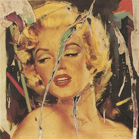 Mimmo Rotella "Sensuale" 1990
décollage
cm 30x30
Firmato in basso a destra

Prov