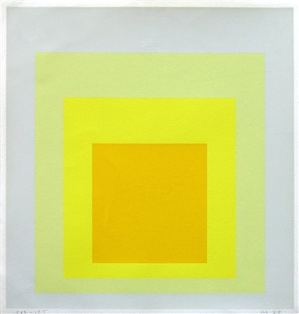 JOSEF ALBERS, Formulation and articulation, 1972