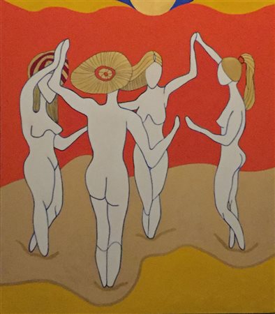 VALUSSI MARIARITA Albenga (Alessandria) 1957 Danzatrici nel deserto 2019...