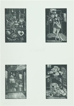 Antonio Possenti Senza titolo Litografia su carta, cm. 35x24, es. P.A....