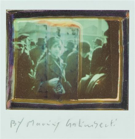 Maurizio Galimberti Senza titolo Polaroid, cm. 10x10 Firmato in basso al...