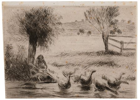 Pissarro Camille - Gardeuse d’Oies, 1888