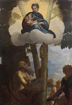 TOMMASO BONA Madonna coi Santi Girolamo e Rocco.