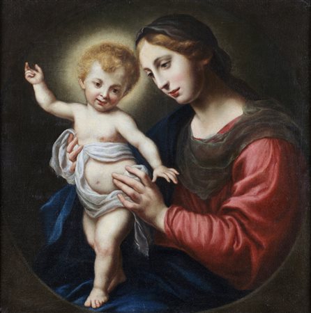 CARLO DOLCI Madonna con bambino.