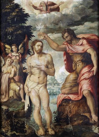 GIROLAMO SICIOLANTE DA SERMONETA Battesimo di Cristo.