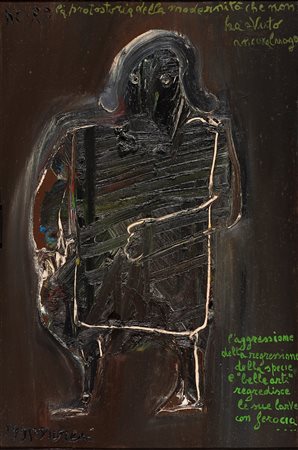 Mattia Moreni (1920-1999)  - La protostoria, 1991