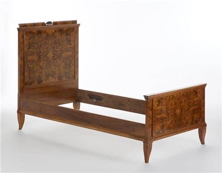 Gio Ponti Letto singolo. Esecuzione Paolo Lietti e Figli, Cantù, 1927-28. Legno