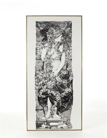 Fornasetti Pannello modello "Venere". Milano, riedizione degli anni '90. Litogra