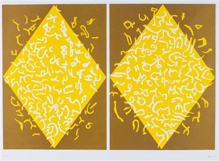 Carla Accardi (Trapani 1924-Roma 2014)  - Yellow rhombus