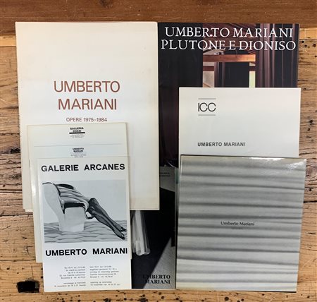 UMBERTO MARIANI - Lotto unico di 7 cataloghi