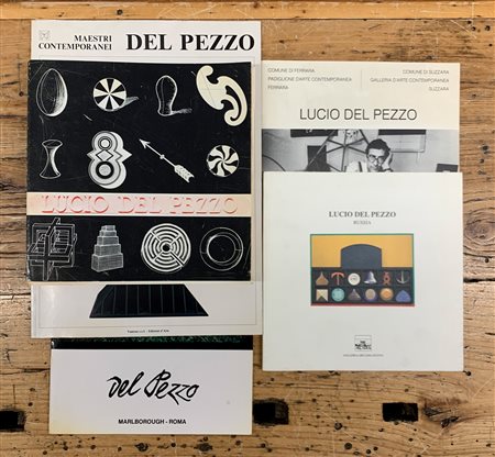 LUCIO DEL PEZZO - Lotto unico di 5 cataloghi