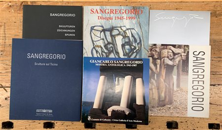 GIANCARLO SANGREGORIO - Lotto unico di 6 cataloghi