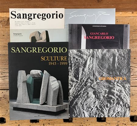 GIANCARLO SANGREGORIO - Lotto unico di 6 cataloghi