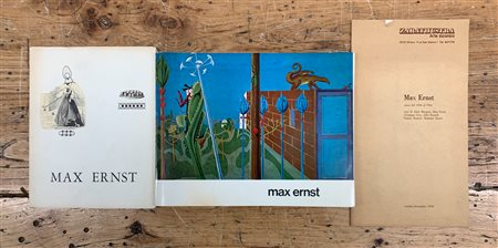 MAX ERNST - Lotto unico di 3 cataloghi