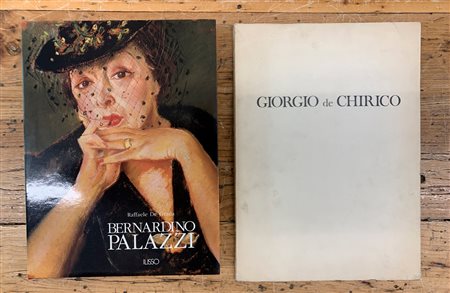 BERNARDINO PALAZZI E GIORGIO DE CHIRICO - Lotto unico di 2 cataloghi