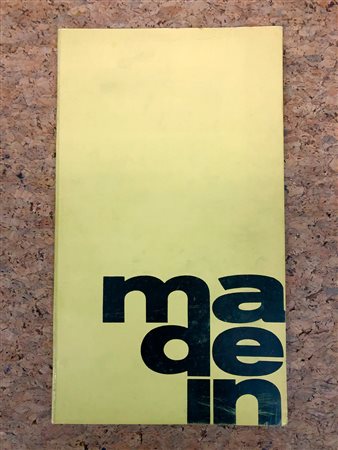 LUCIO AMELIO - MODERN ART AGENCY - Made In, 1968