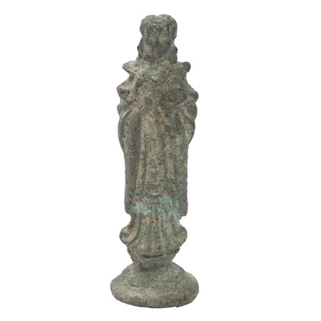 STATUETTA FEMMINILE DATAZIONE: XVIII-XIX sec. d. C. MATERIA E TECNICA: bronzo...