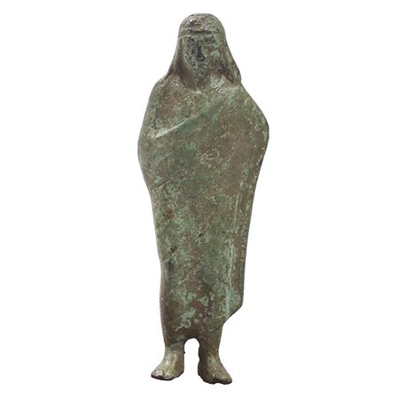 STATUETTA MASCHILE DATAZIONE: XVIII-XIX sec. d. C. MATERIA E TECNICA: bronzo...