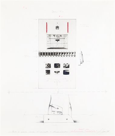 SERGIO SARRI (1938) - Studio di grande camera d'esperimento + attrezzo d'analisi, 1975