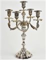 CANDELABRO A CINQUE FUOCHI IN ARGENTO 925 cm 43x30x30 g 2790 circa