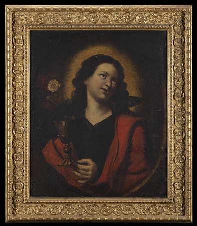 Scuola toscana del secolo XVII

San Giovanni evangelista 
Olio su tela cm 71x59