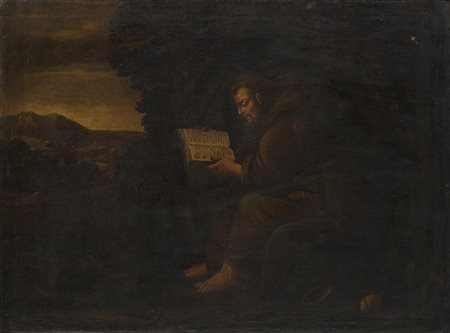 Scuola napoletana della fine del secolo XVIII

San Francesco in un paesaggio
Ol