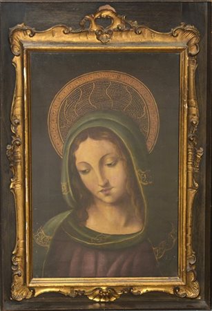 Ignoto ''Madonna'' olio su tela (cm 56x35) In cornice (difetti), IL PONTE