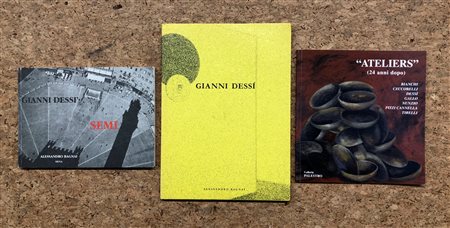 GIANNI DESSÌ - Lotto unico di 3 cataloghi: