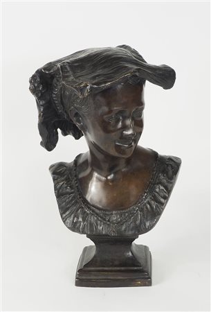 copia da Jean Baptiste Carpeaux 1827-1875 "Ragazza napoletana" h. cm. 41 -...