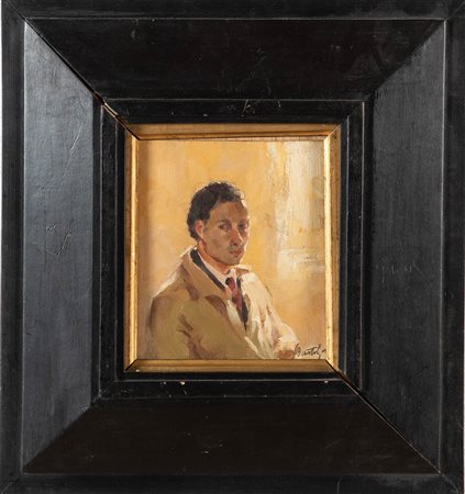 Giuseppe Bartoli (Bagnacavallo 1911 – 1980), “Ritratto di uomo”.