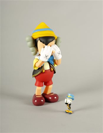 KAWS  Pinocchio & Jiminy Cricket. .