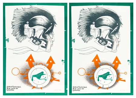GIUSEPPE GUERRESCHI (1929-1985) - Lotto unico di due opere