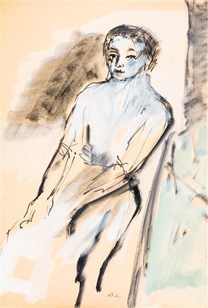 BRUNO CALVANI (1904-1985) - Giovinetta, 1983