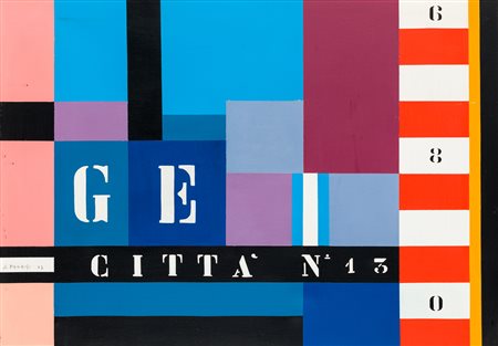 SANDRO PAGANI - Città N.13, 1972